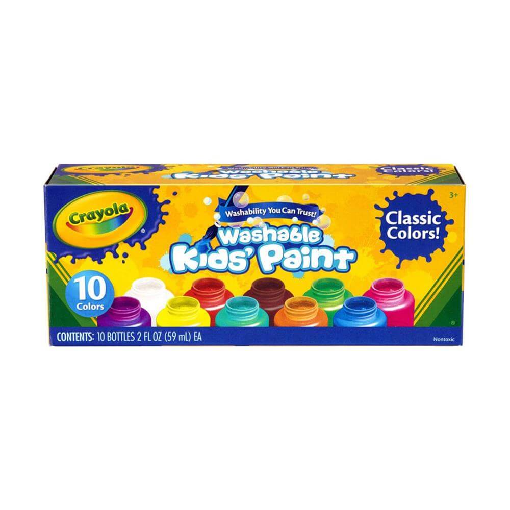 Crayola 10 Pack Kids' Washable Paints